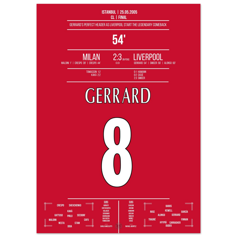 Gerrard initiates the most legendary comeback in history.