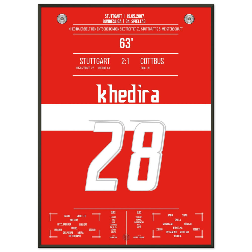 Khedira kopt Stuttgart naar het kampioenschap 2007