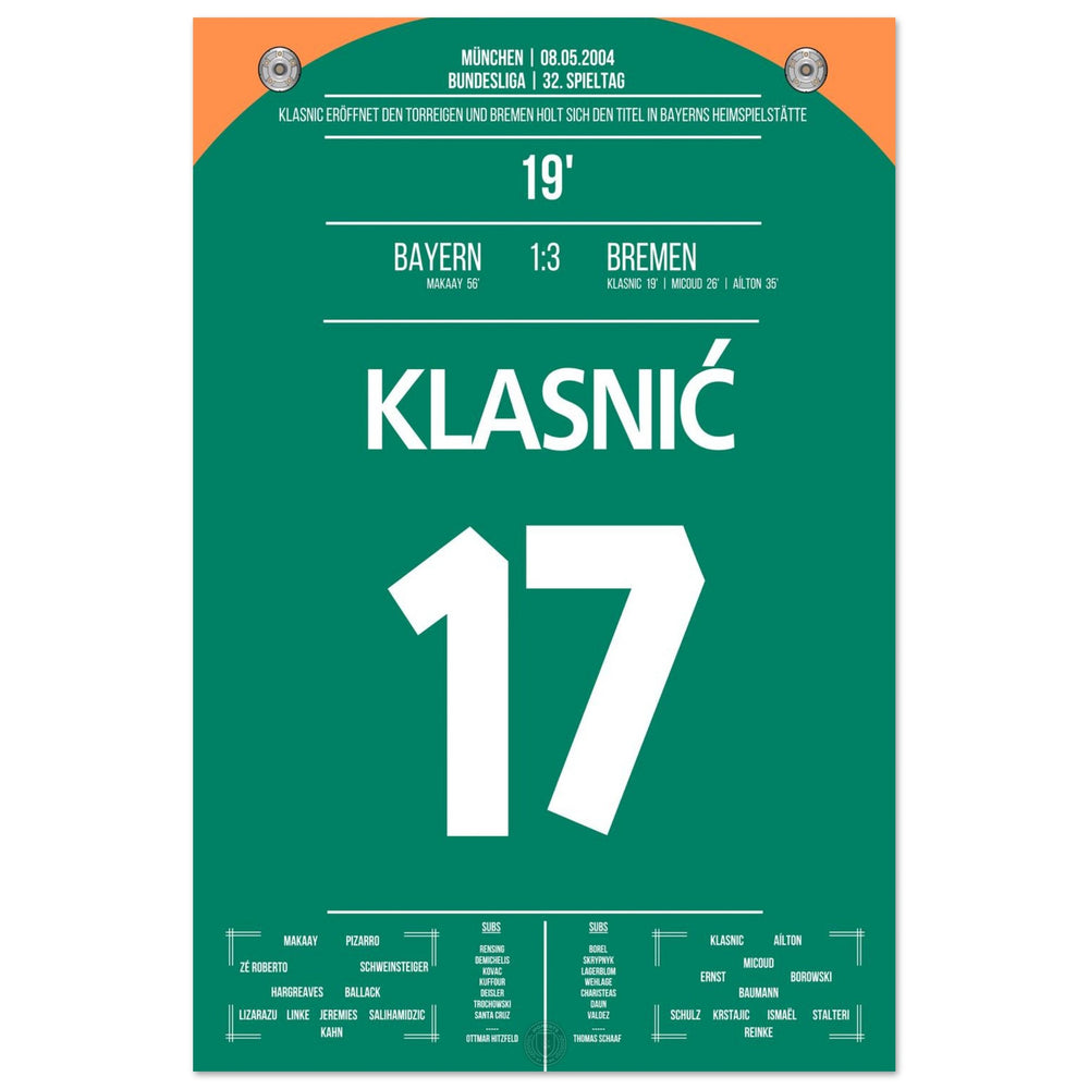 Klasnic's doelpunt bij de kampioenschapswinst in München 2004