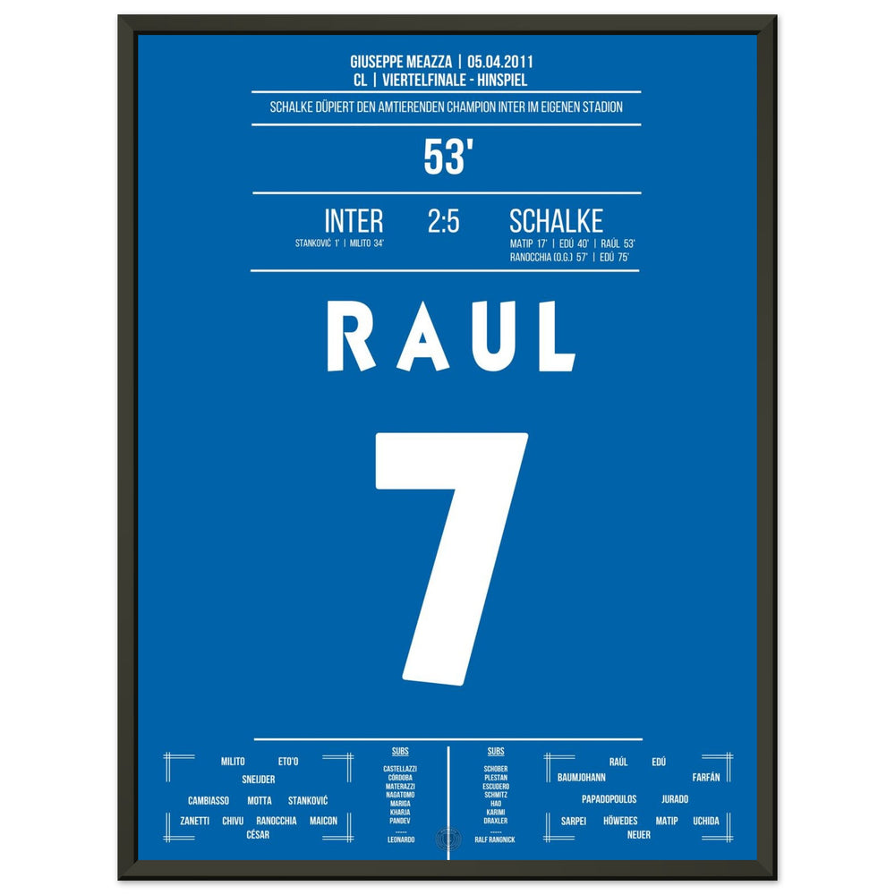 Raul-show bij gala-overwinning tegen titelverdediger Inter in de kwartfinale 2011