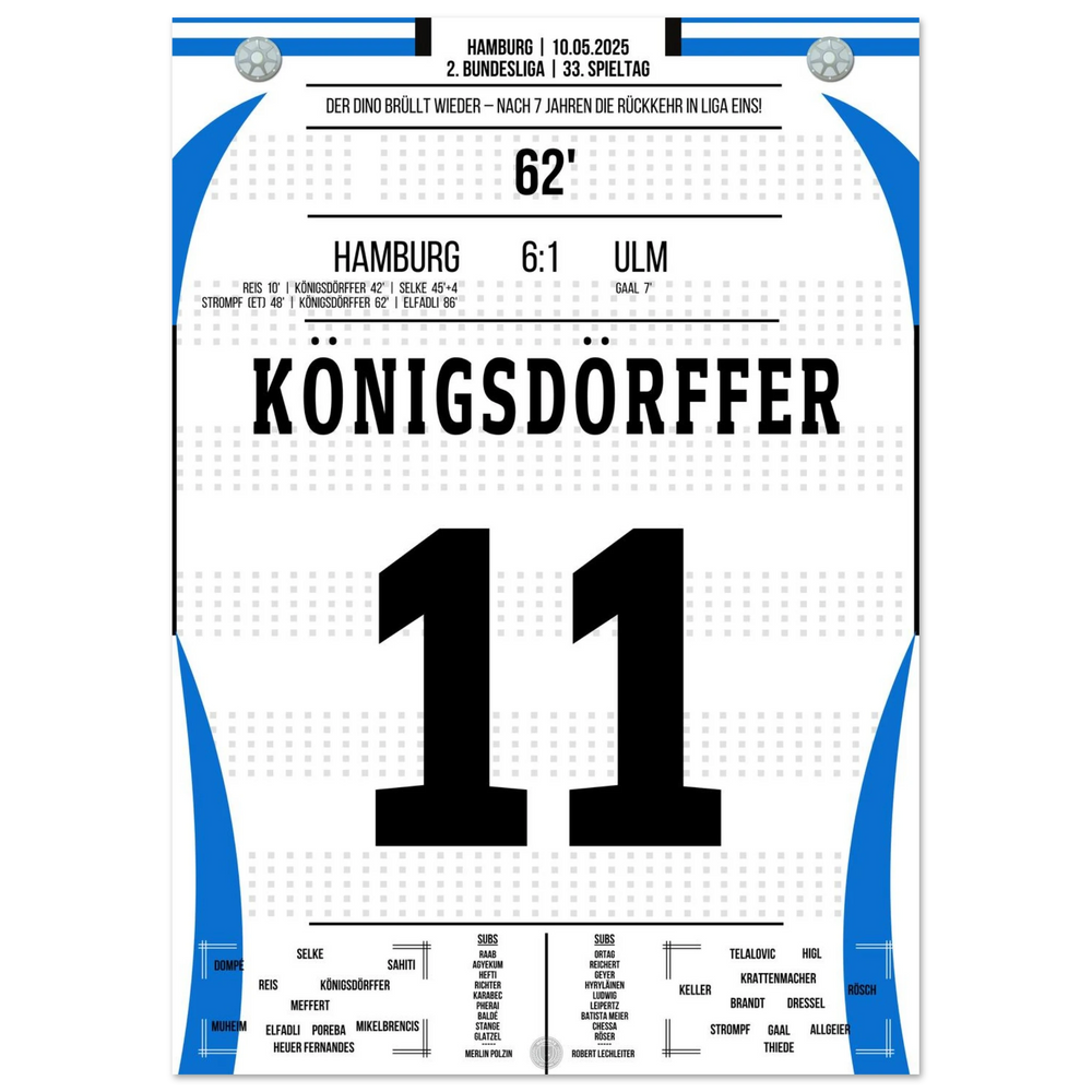 Der Dino kehrt nach 7 Jahren endlich zurück in die Bundesliga