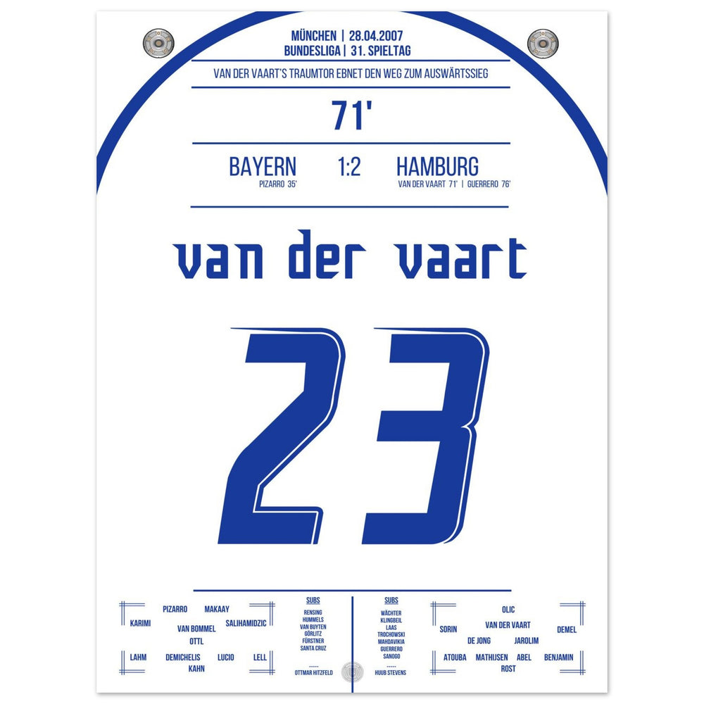 Van der Vaart's Traumtor beim Auswärtsieg bei den Bayern 2007