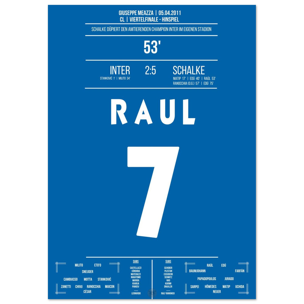Raul-show bij gala-overwinning tegen titelverdediger Inter in de kwartfinale 2011