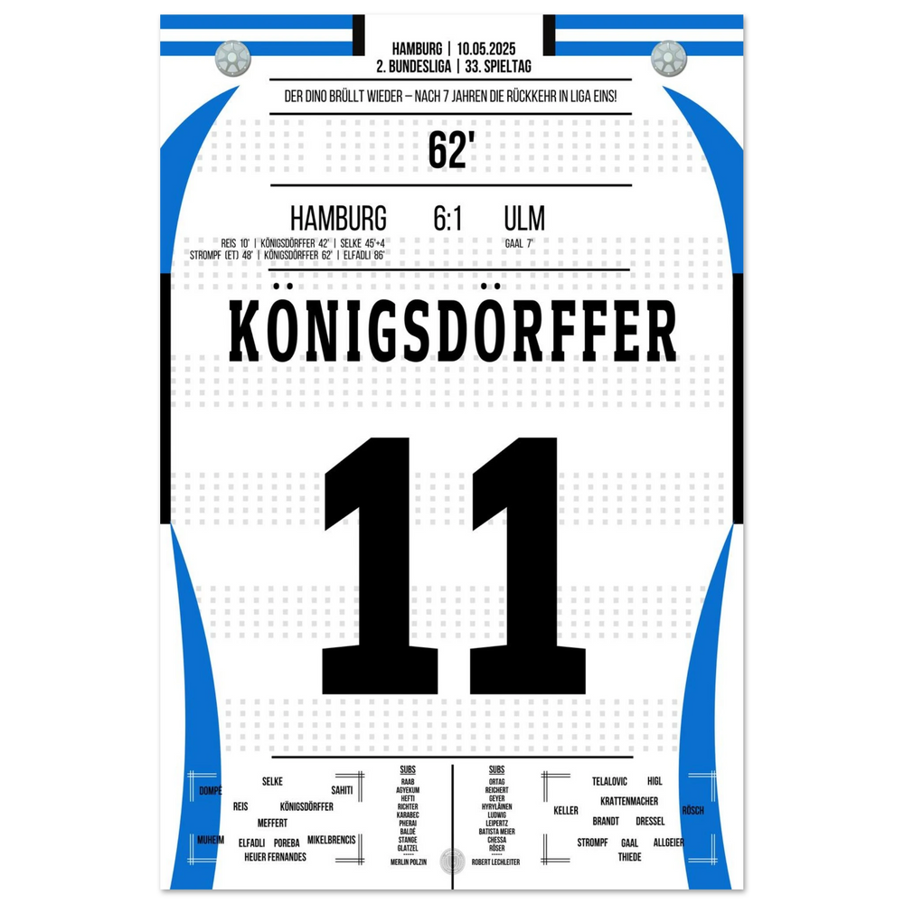 Der Dino kehrt nach 7 Jahren endlich zurück in die Bundesliga
