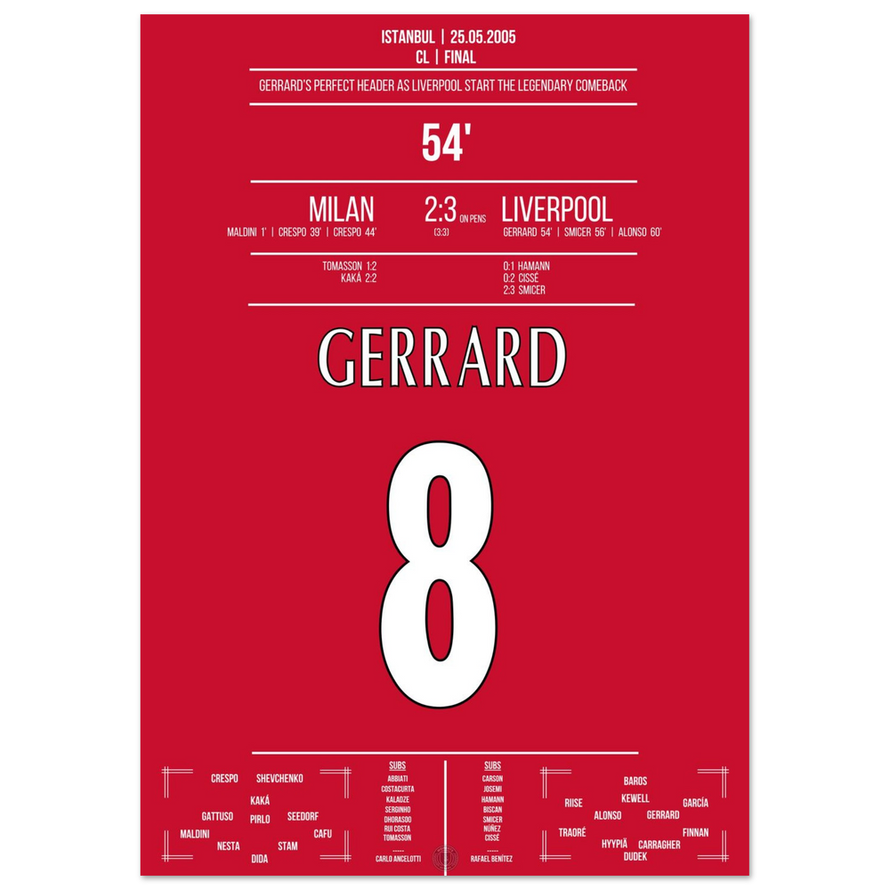 Gerrard initiates the most legendary comeback in history.