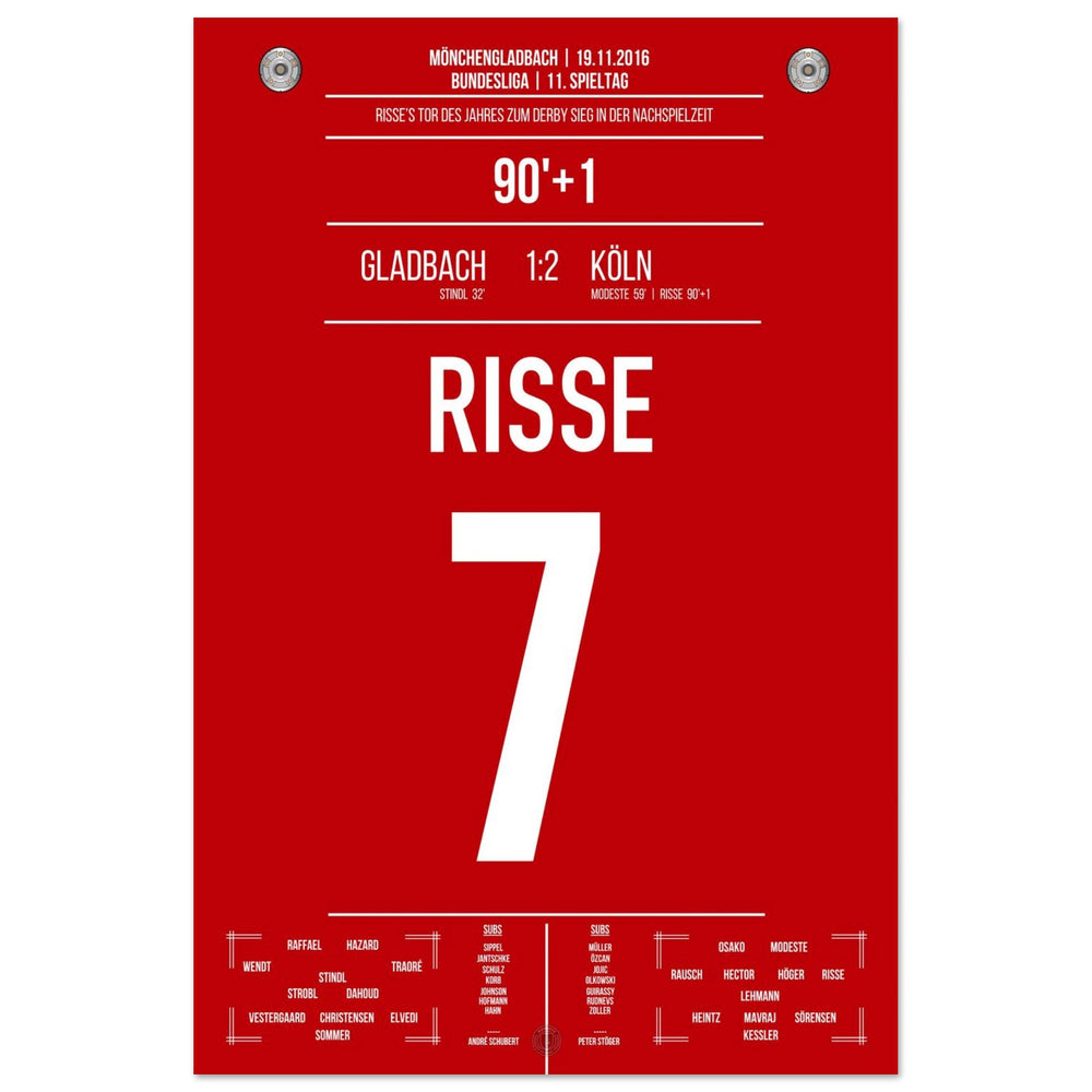 Risse's Goal of the Year 2016 in the derby against Mönchengladbach