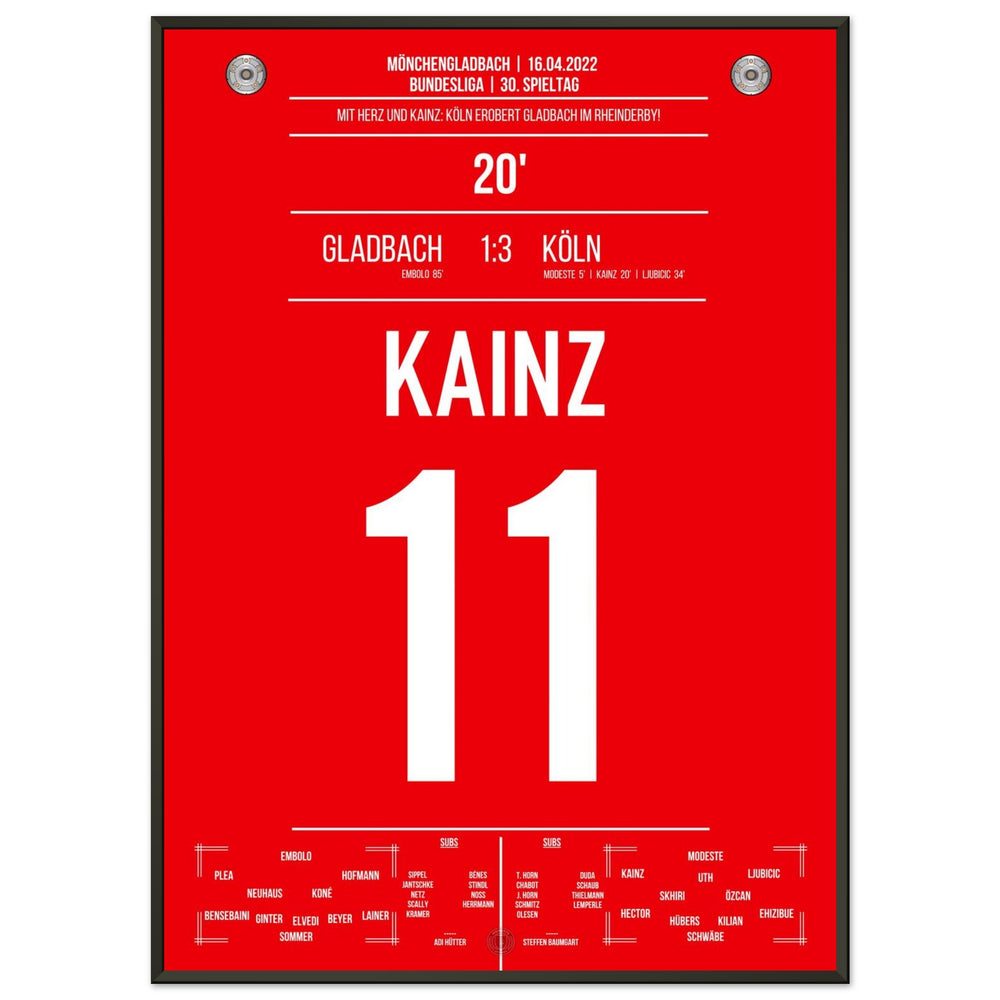 Cologne Derby victory in Mönchengladbach Bundesliga season 2021/22