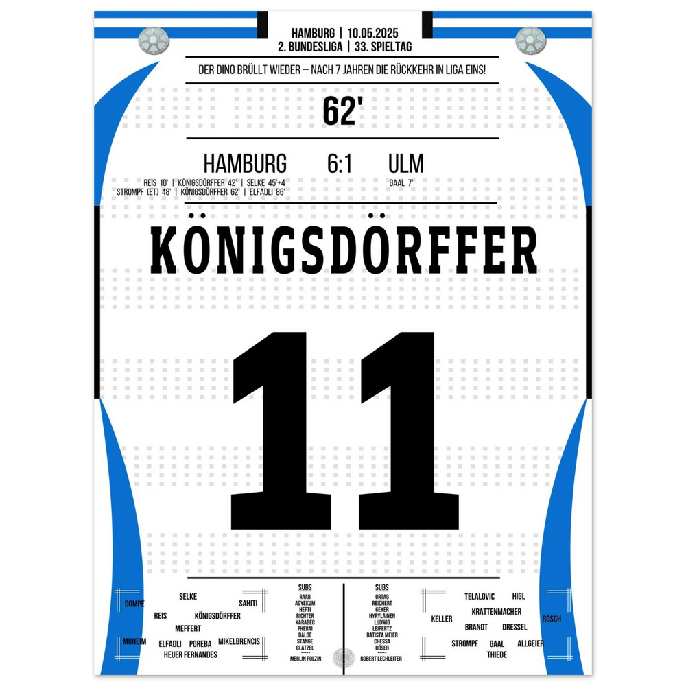 Der Dino kehrt nach 7 Jahren endlich zurück in die Bundesliga