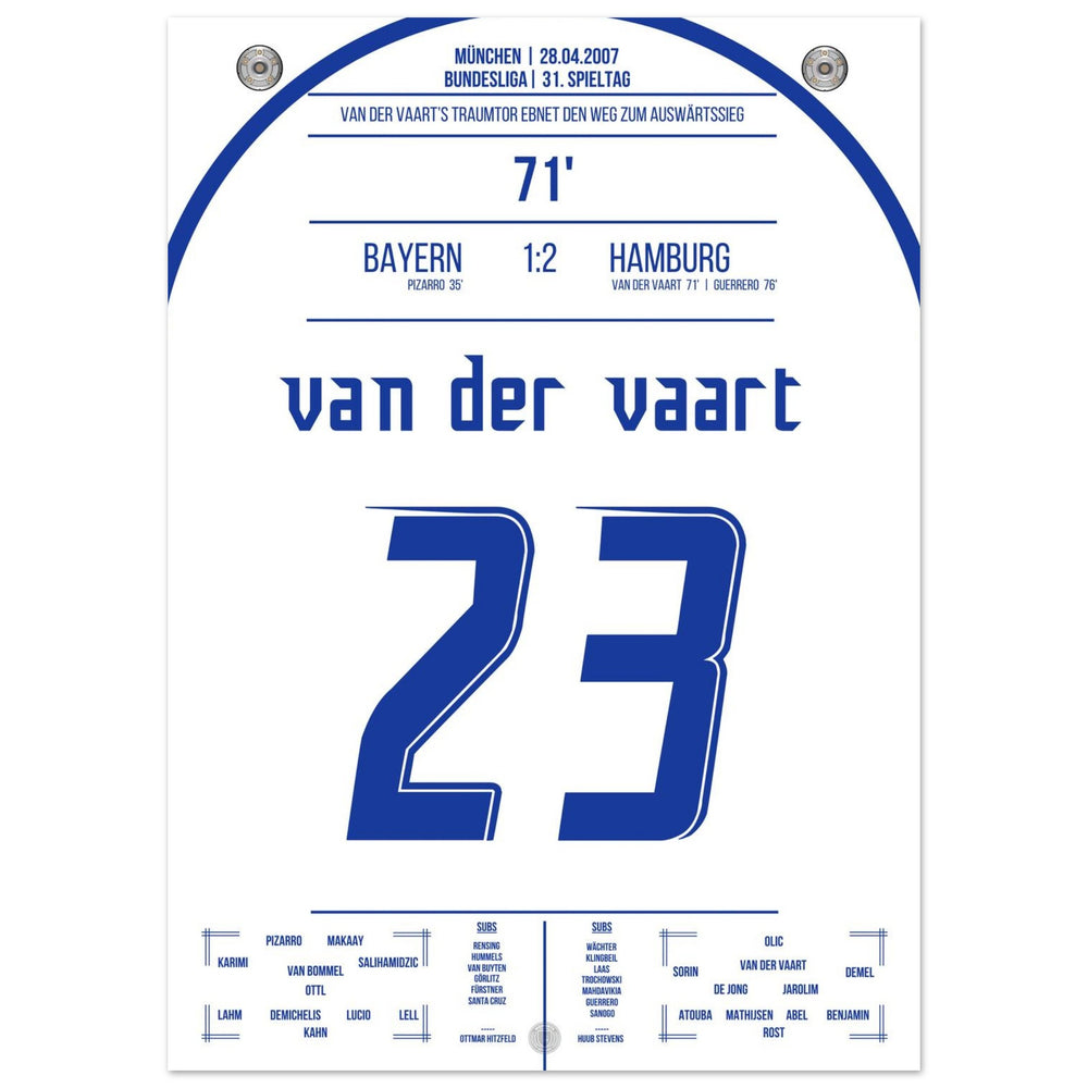 Van der Vaart's Traumtor beim Auswärtsieg bei den Bayern 2007