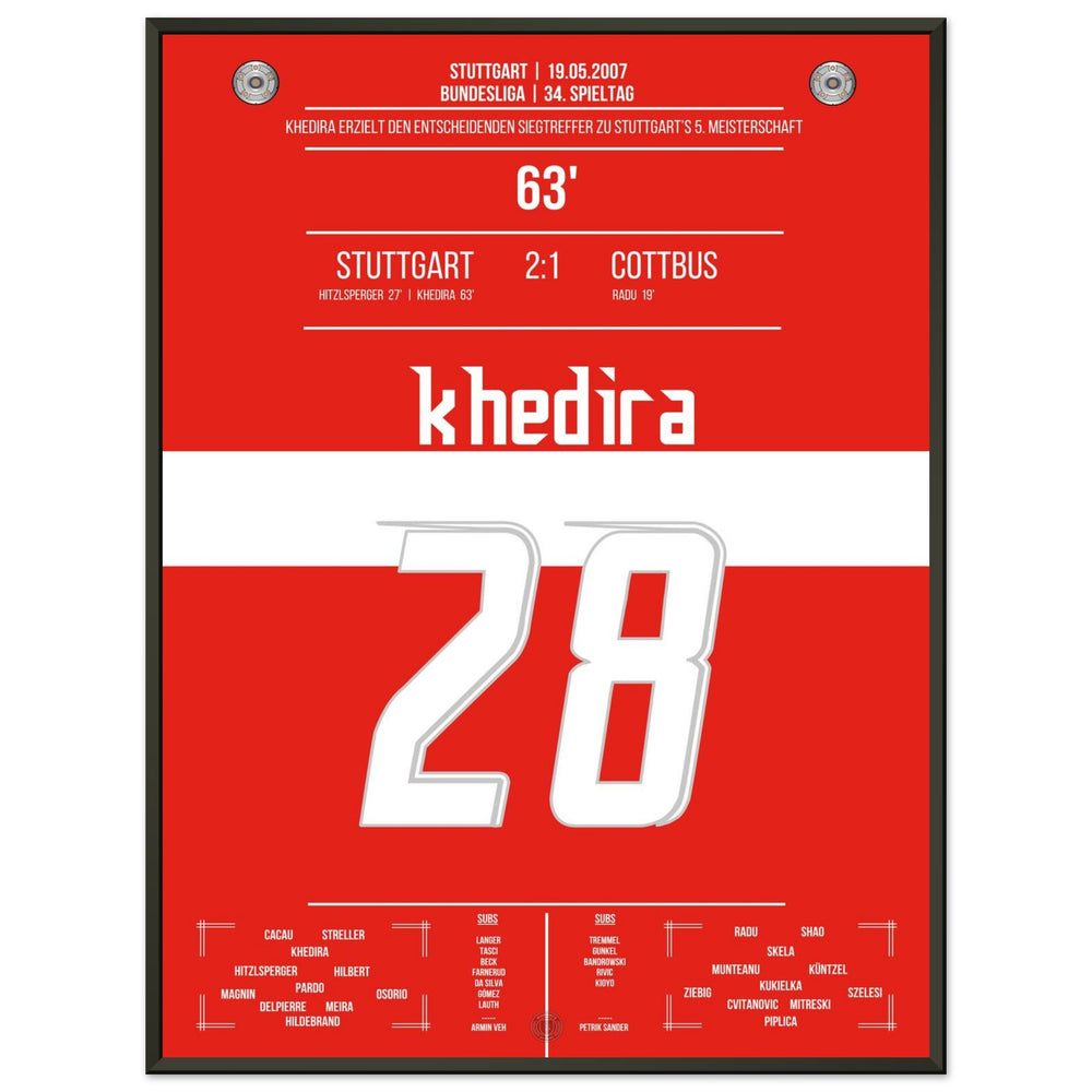 Khedira kopt Stuttgart naar het kampioenschap 2007