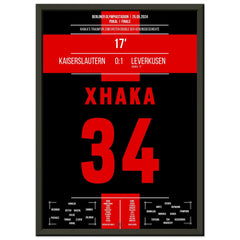 Xhaka's droomdoelpunt bij Leverkusen's eerste dubbel in de clubgeschiedenis