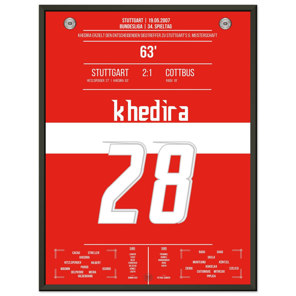 Khedira kopt Stuttgart naar het kampioenschap 2007