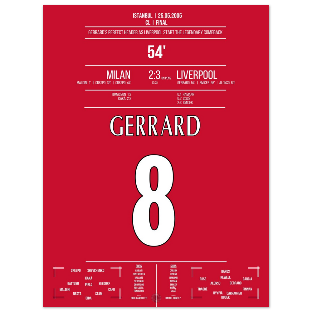 Gerrard initiates the most legendary comeback in history.