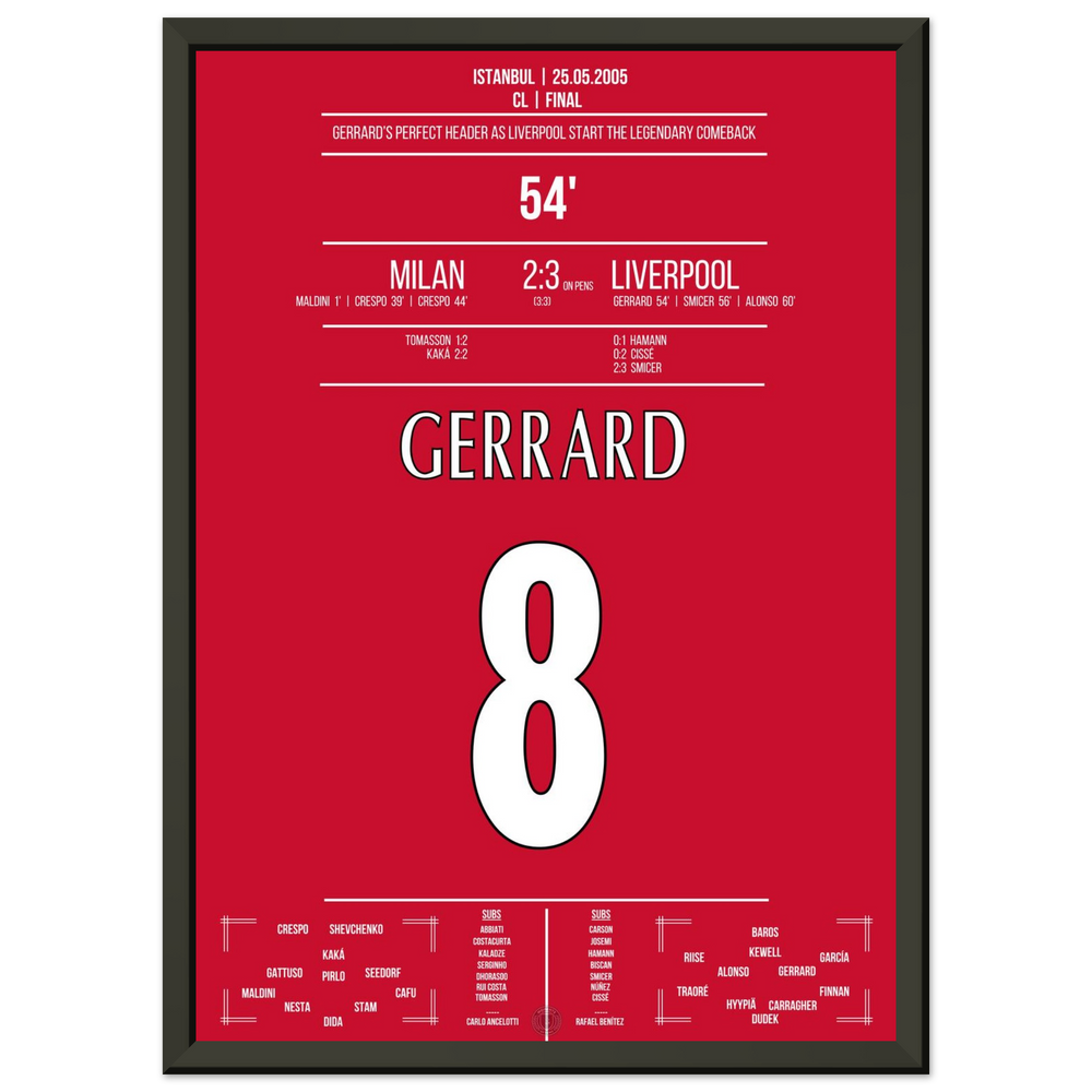 Gerrard initiates the most legendary comeback in history.