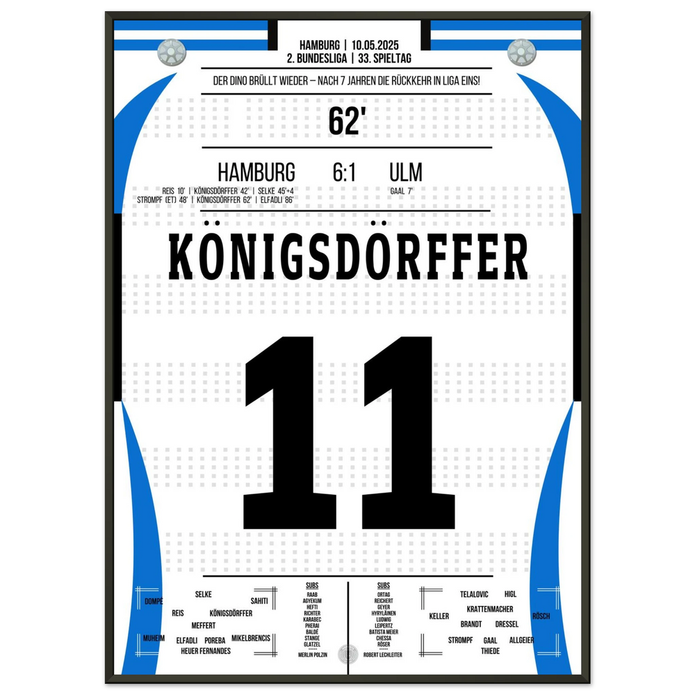 Der Dino kehrt nach 7 Jahren endlich zurück in die Bundesliga