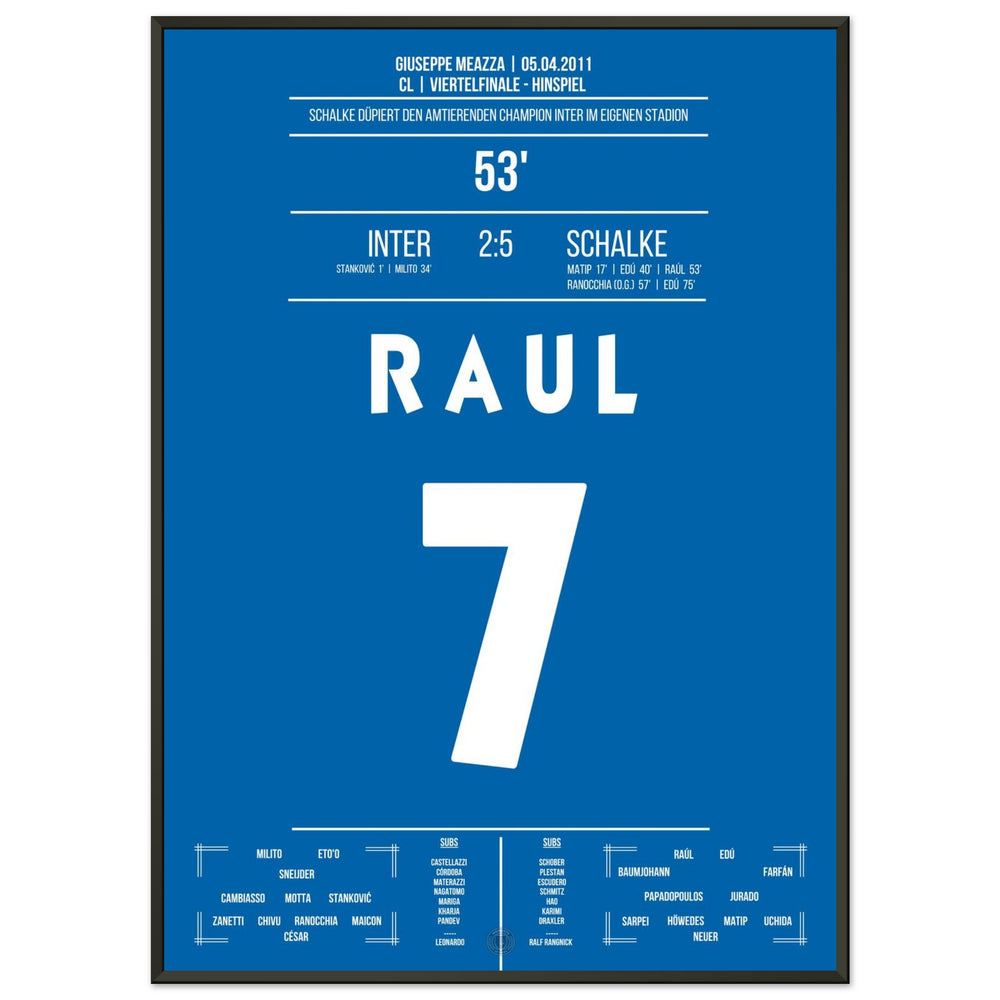 Raul-show bij gala-overwinning tegen titelverdediger Inter in de kwartfinale 2011