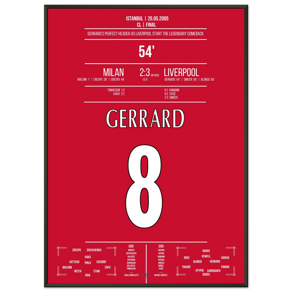 Gerrard initiates the most legendary comeback in history.