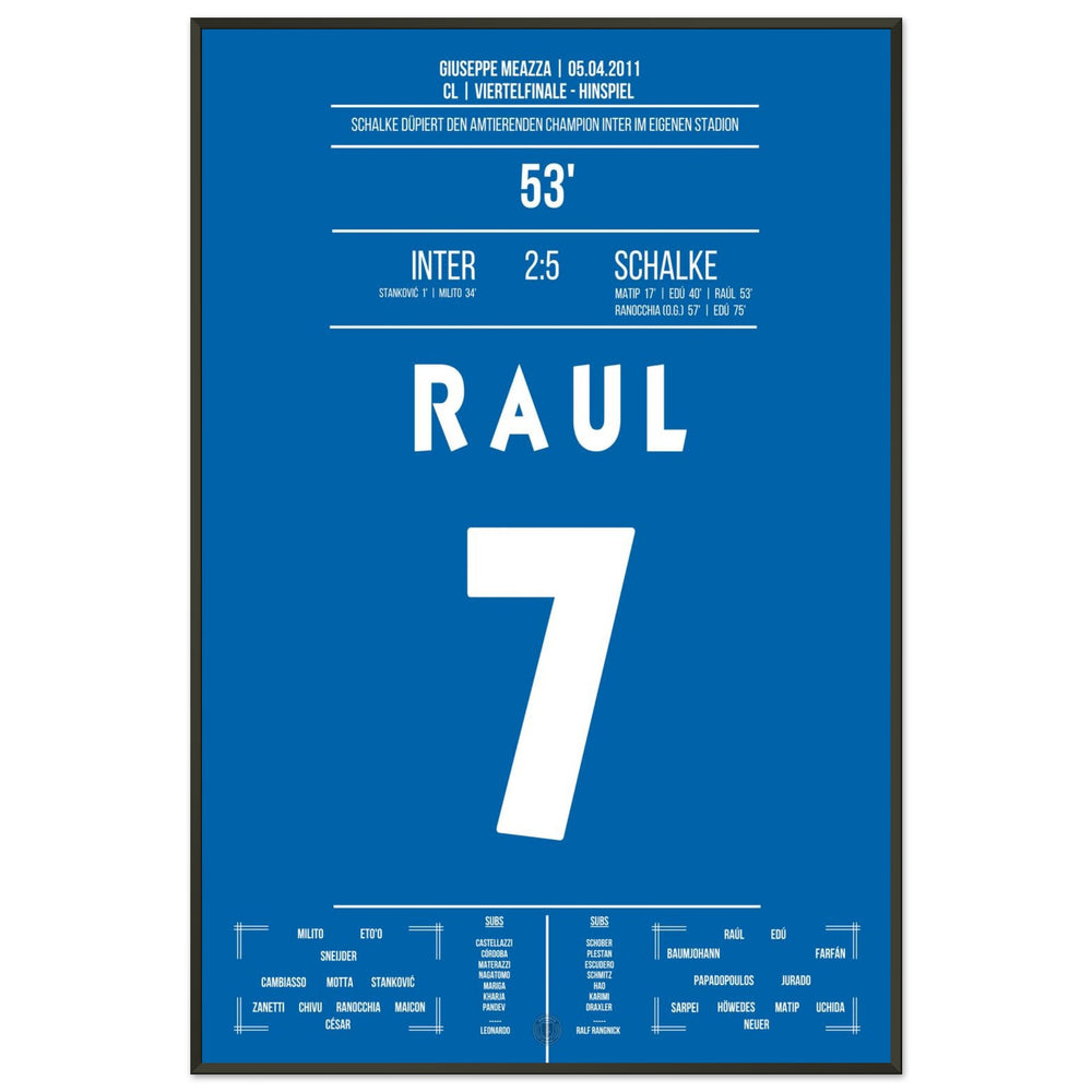 Raul-show bij gala-overwinning tegen titelverdediger Inter in de kwartfinale 2011
