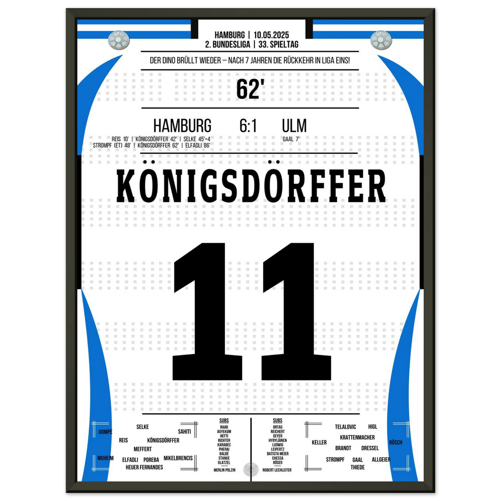 Der Dino kehrt nach 7 Jahren endlich zurück in die Bundesliga