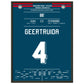 Feyenoord mit erstem Sieg bei Ajax nach 18 Jahren 45x60-cm-18x24-Schwarzer-Aluminiumrahmen