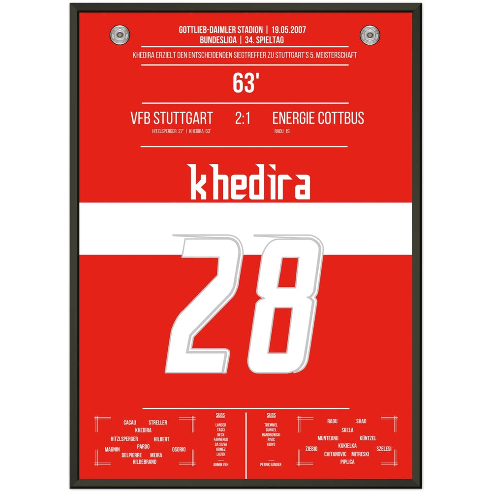 Khedira kopt Stuttgart naar het kampioenschap 2007