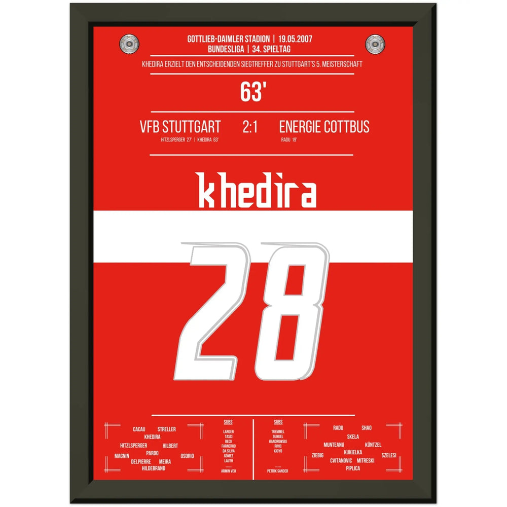 Khedira kopt Stuttgart naar het kampioenschap 2007