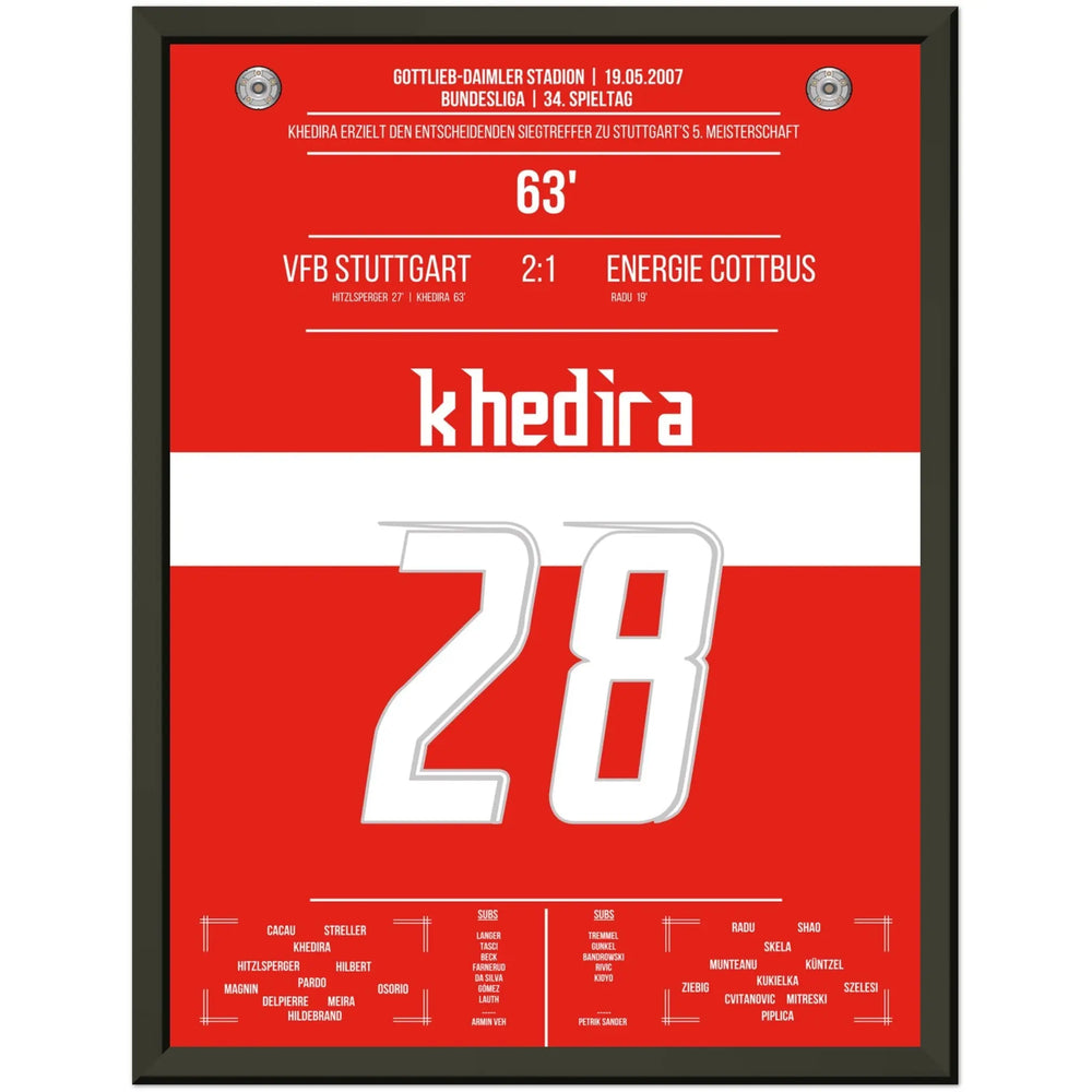 Khedira kopt Stuttgart naar het kampioenschap 2007