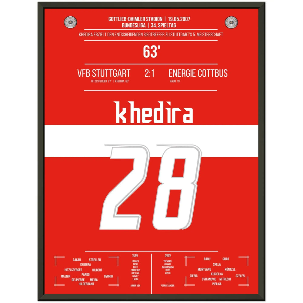 Khedira kopt Stuttgart naar het kampioenschap 2007