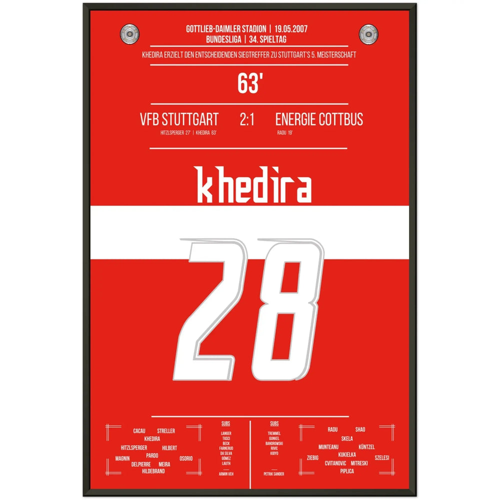 Khedira kopt Stuttgart naar het kampioenschap 2007