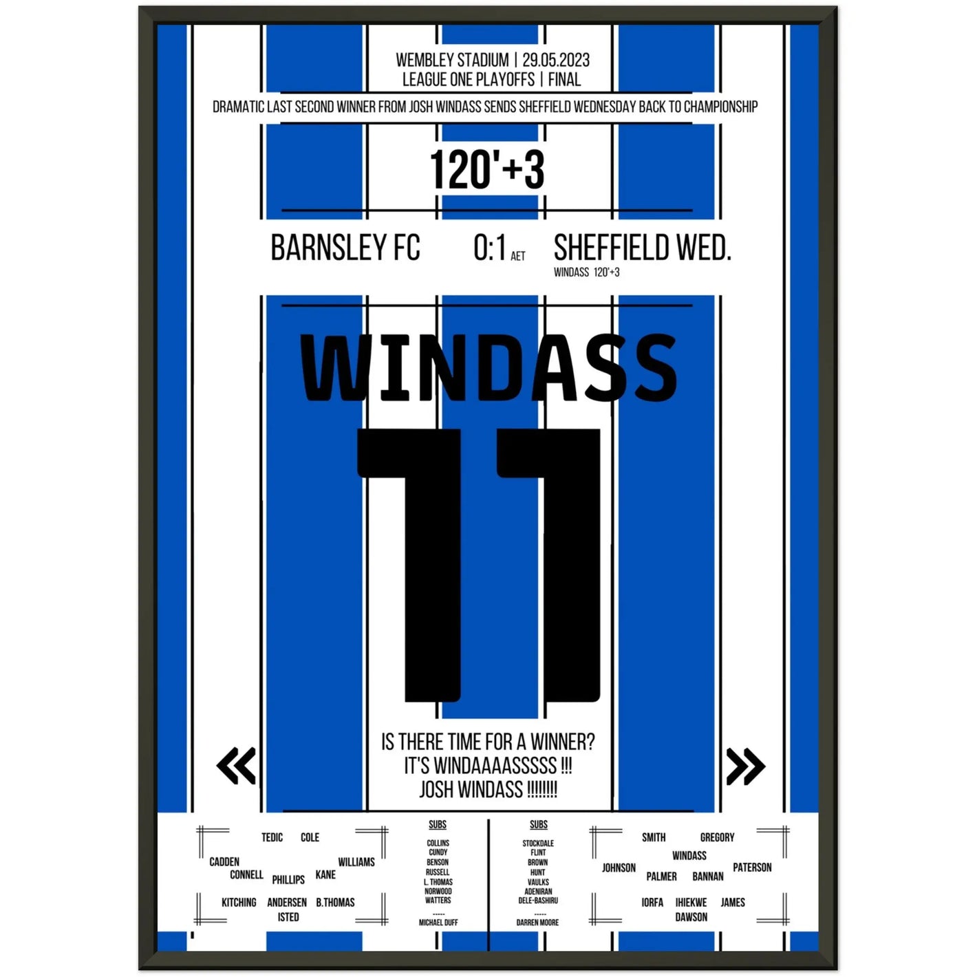 Sheffield Wednesday's dramatische terugkeer naar de Championship 2023