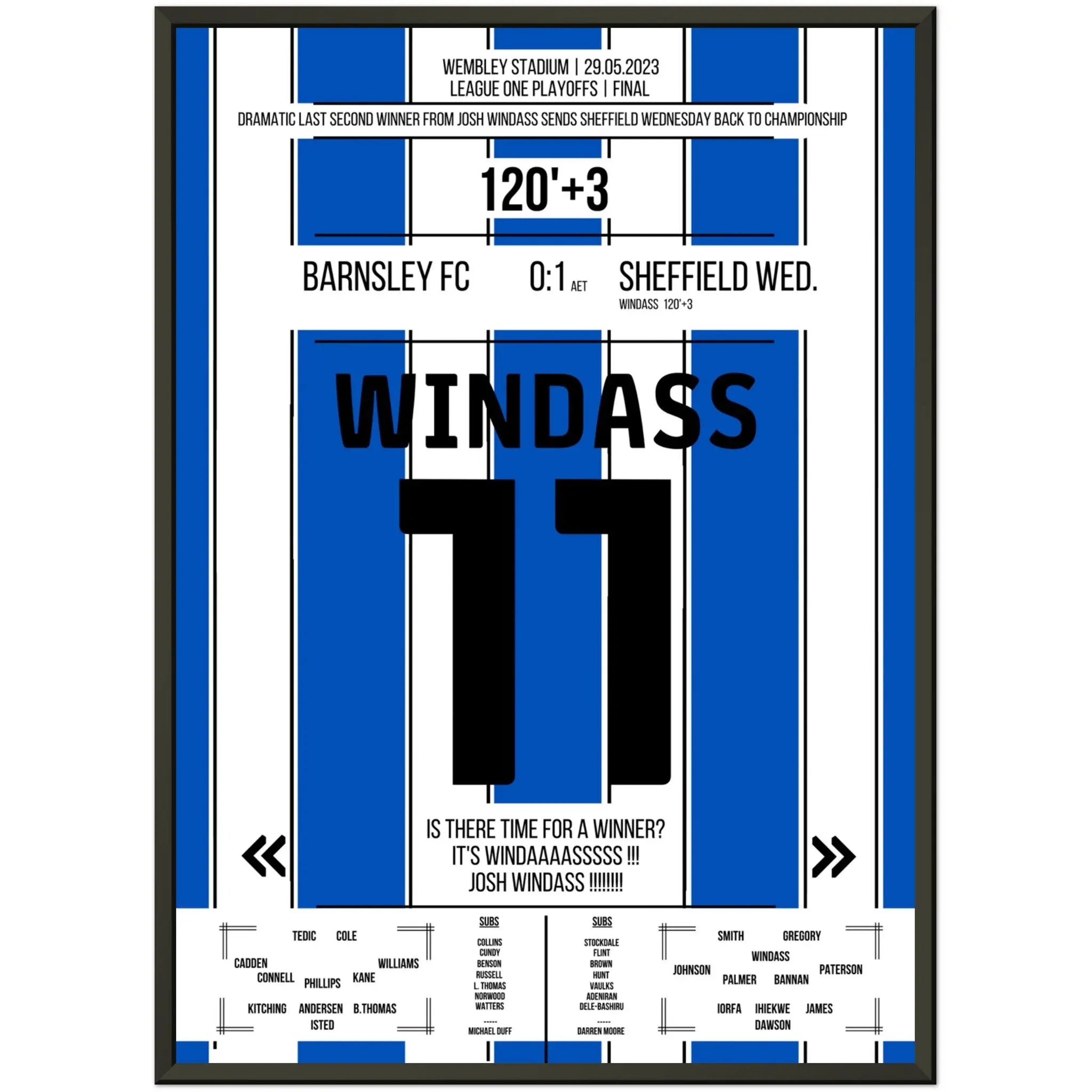 Sheffield Wednesday's dramatische terugkeer naar de Championship 2023