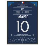 Superstar Mbappé mit dem vorentscheidenden Tor im WM Finale 2018 gegen Kroatien 