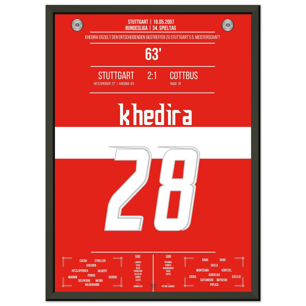 Khedira kopt Stuttgart naar het kampioenschap 2007