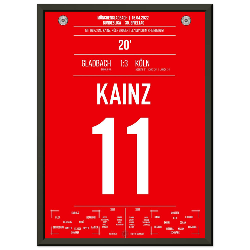 Cologne Derby victory in Mönchengladbach Bundesliga season 2021/22