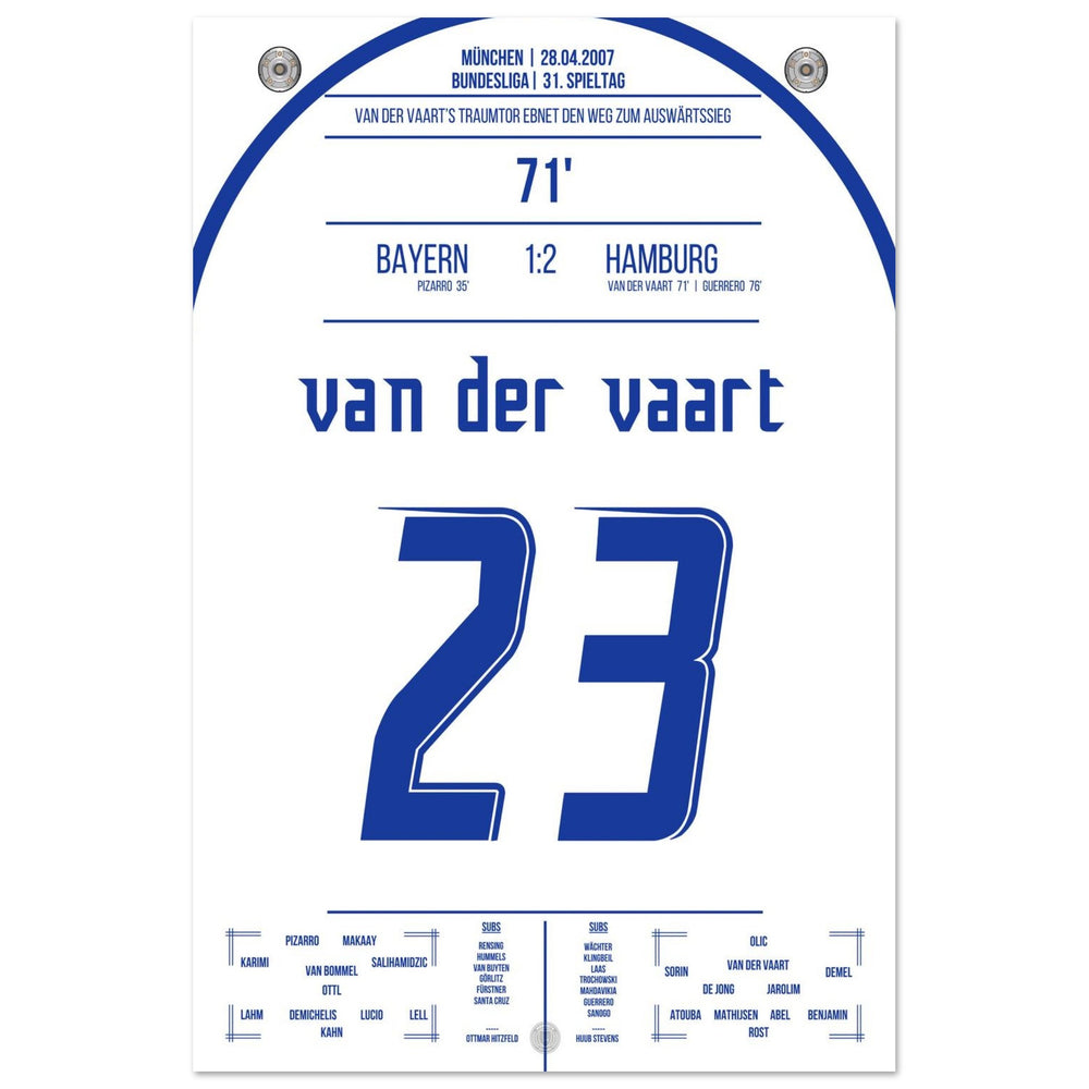 Van der Vaart's Traumtor beim Auswärtsieg bei den Bayern 2007