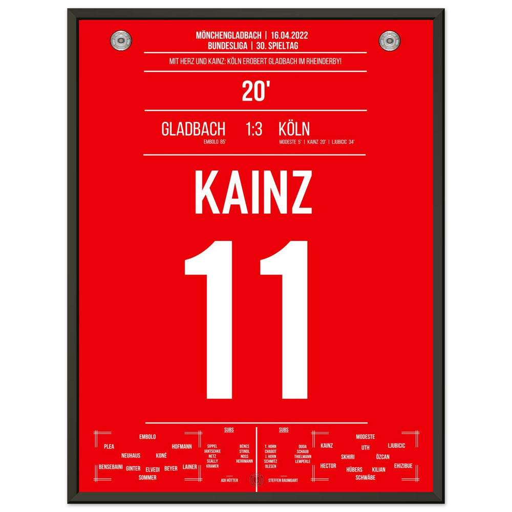 Cologne Derby victory in Mönchengladbach Bundesliga season 2021/22