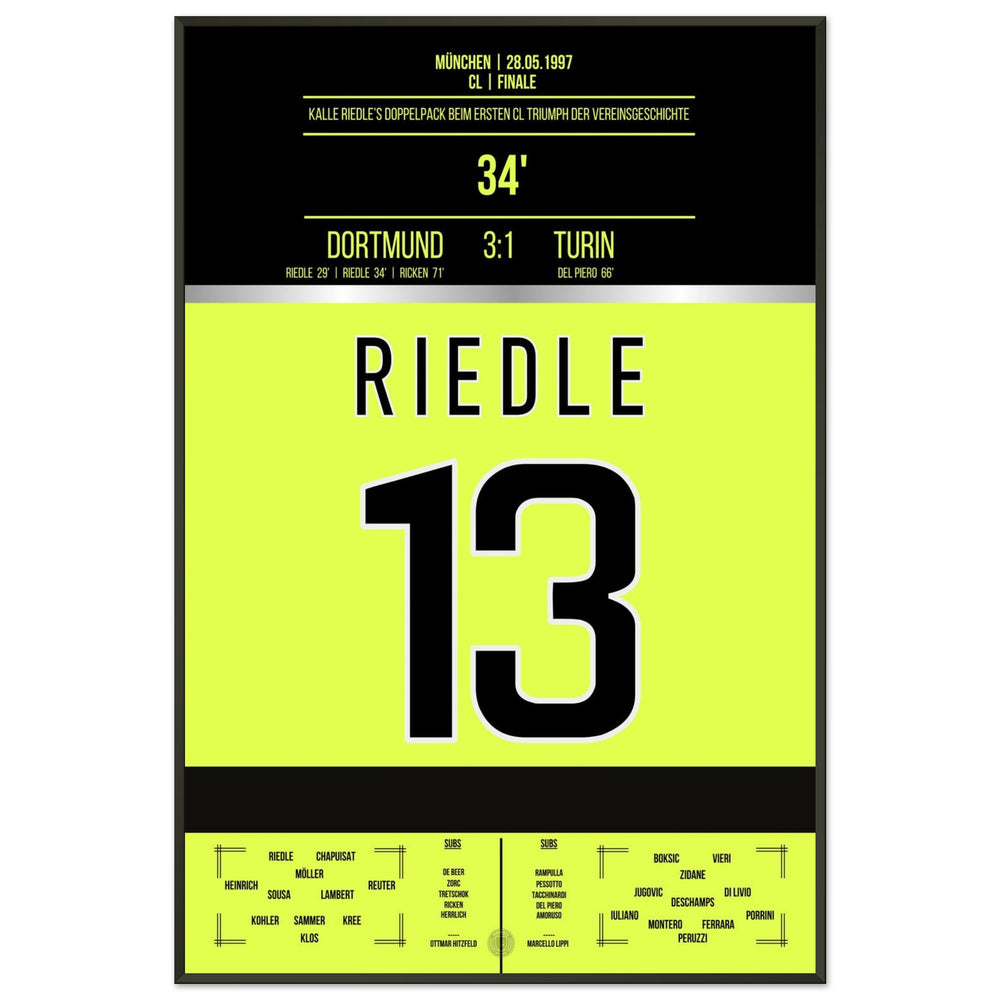 Riedle's dubbele goal in de finale van 1997