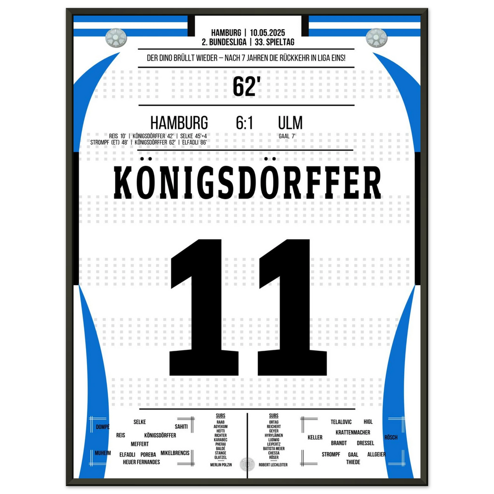 Der Dino kehrt nach 7 Jahren endlich zurück in die Bundesliga