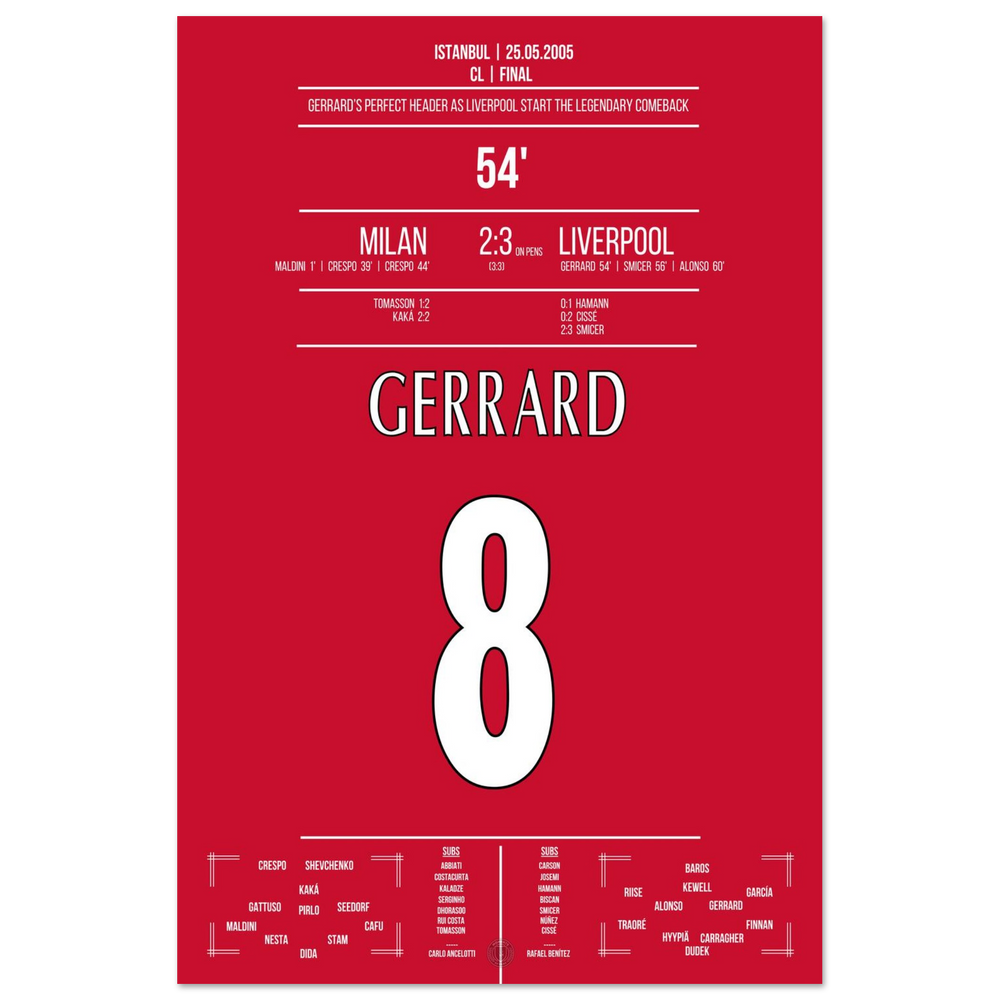 Gerrard initiates the most legendary comeback in history.