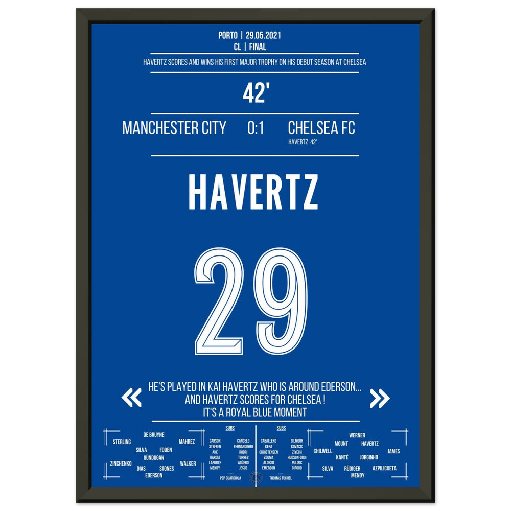 English final 2021 decided by Kai Havertz's goal