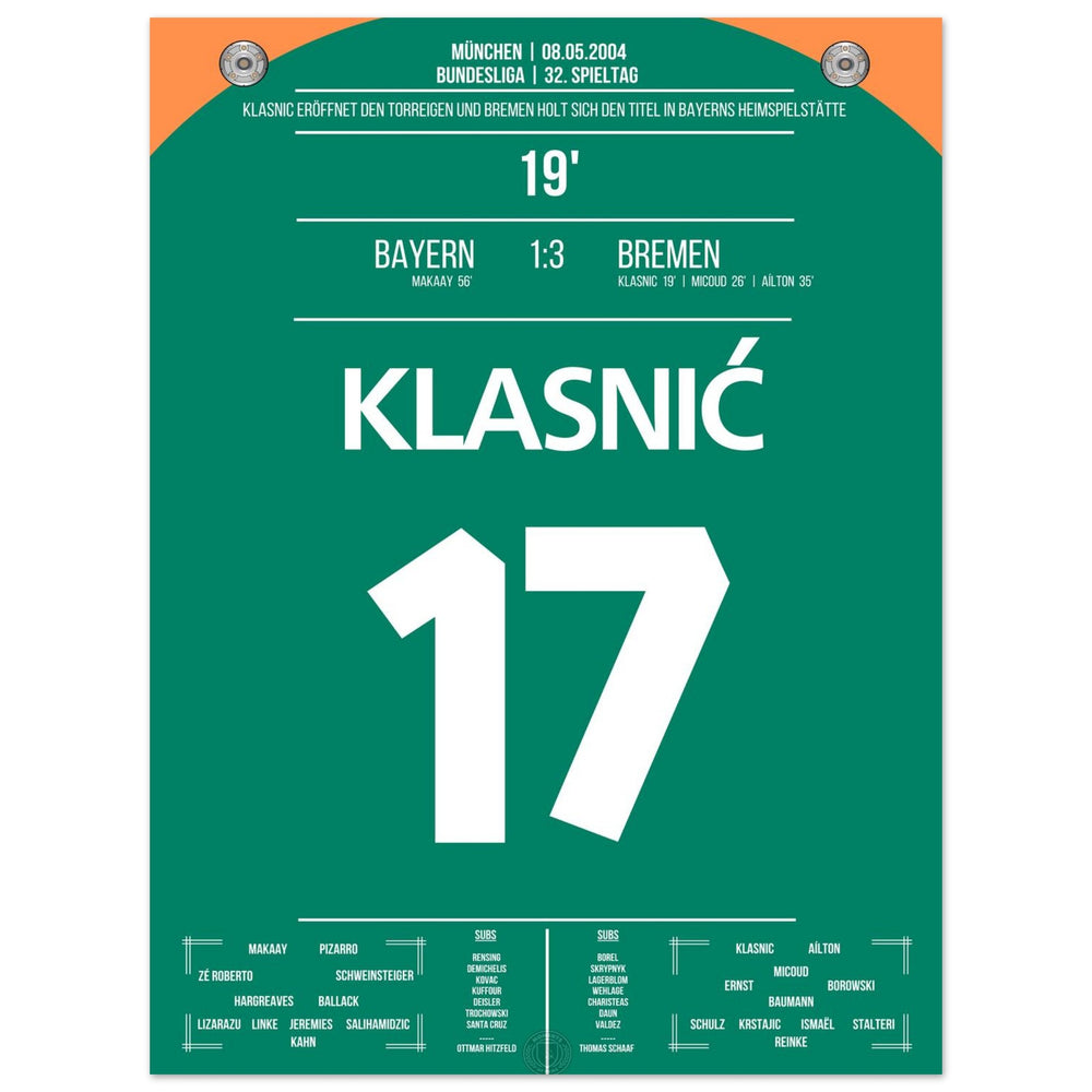 Klasnic's doelpunt bij de kampioenschapswinst in München 2004