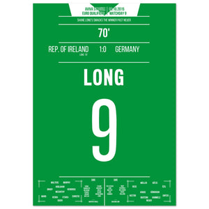 Long's Siegtreffer gegen Deutschland in 2015 A4-21x29.7-cm-8x12-Ohne-Rahmen