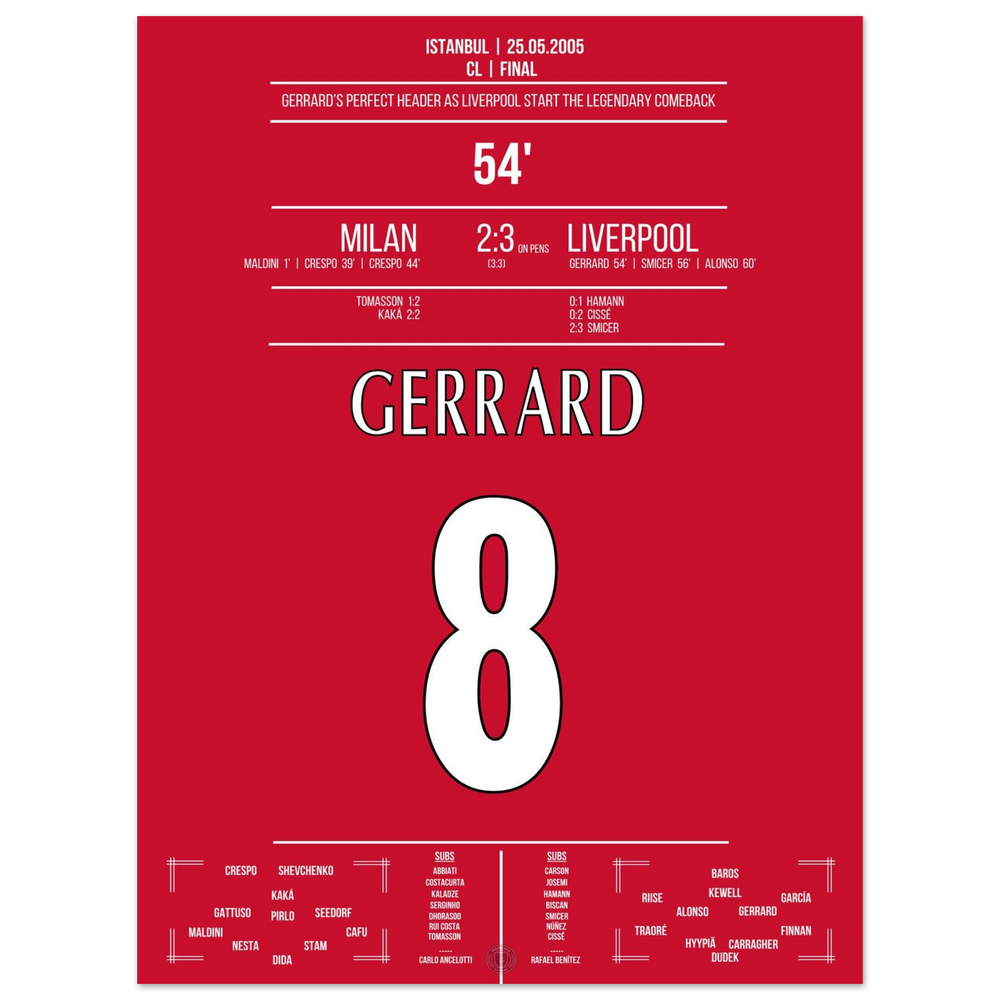 Gerrard initiates the most legendary comeback in history.