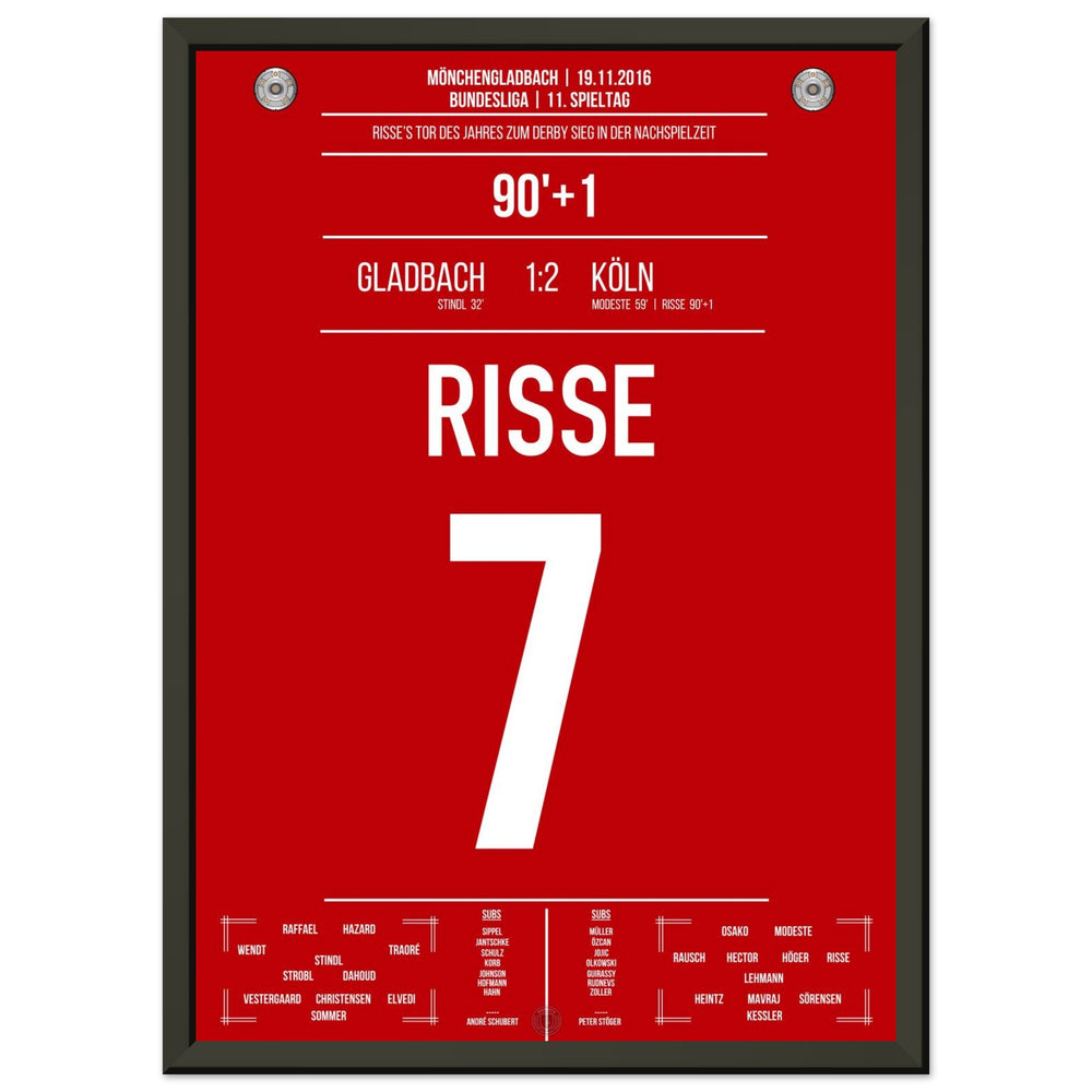 Risse's Goal of the Year 2016 in the derby against Mönchengladbach