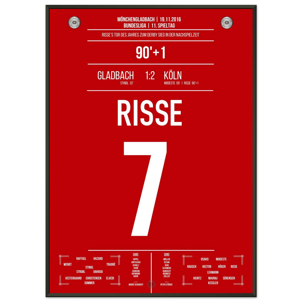 Risse's Goal of the Year 2016 in the derby against Mönchengladbach