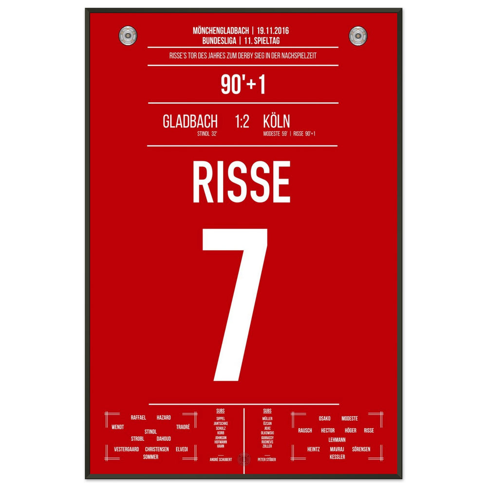 Risse's Goal of the Year 2016 in the derby against Mönchengladbach