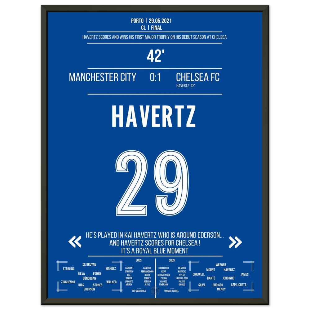 English final 2021 decided by Kai Havertz's goal