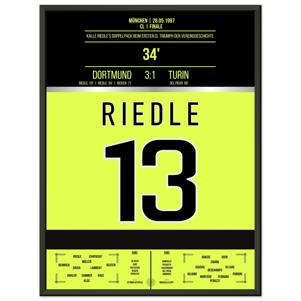 Riedle's dubbele goal in de finale van 1997