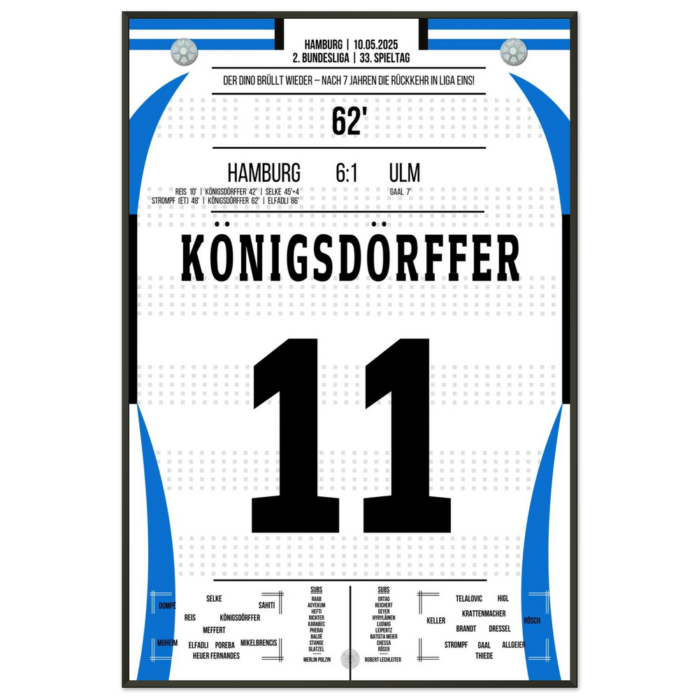 Der Dino kehrt nach 7 Jahren endlich zurück in die Bundesliga