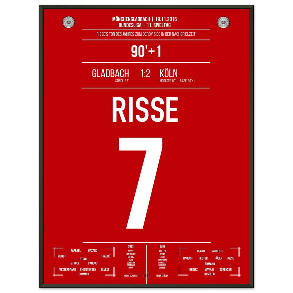 Risse's Goal of the Year 2016 in the derby against Mönchengladbach